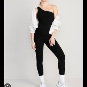 One-Shoulder Black Jumpsuit